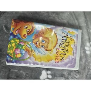 VHS cover for the animated movie The Littlest Angel's Easter